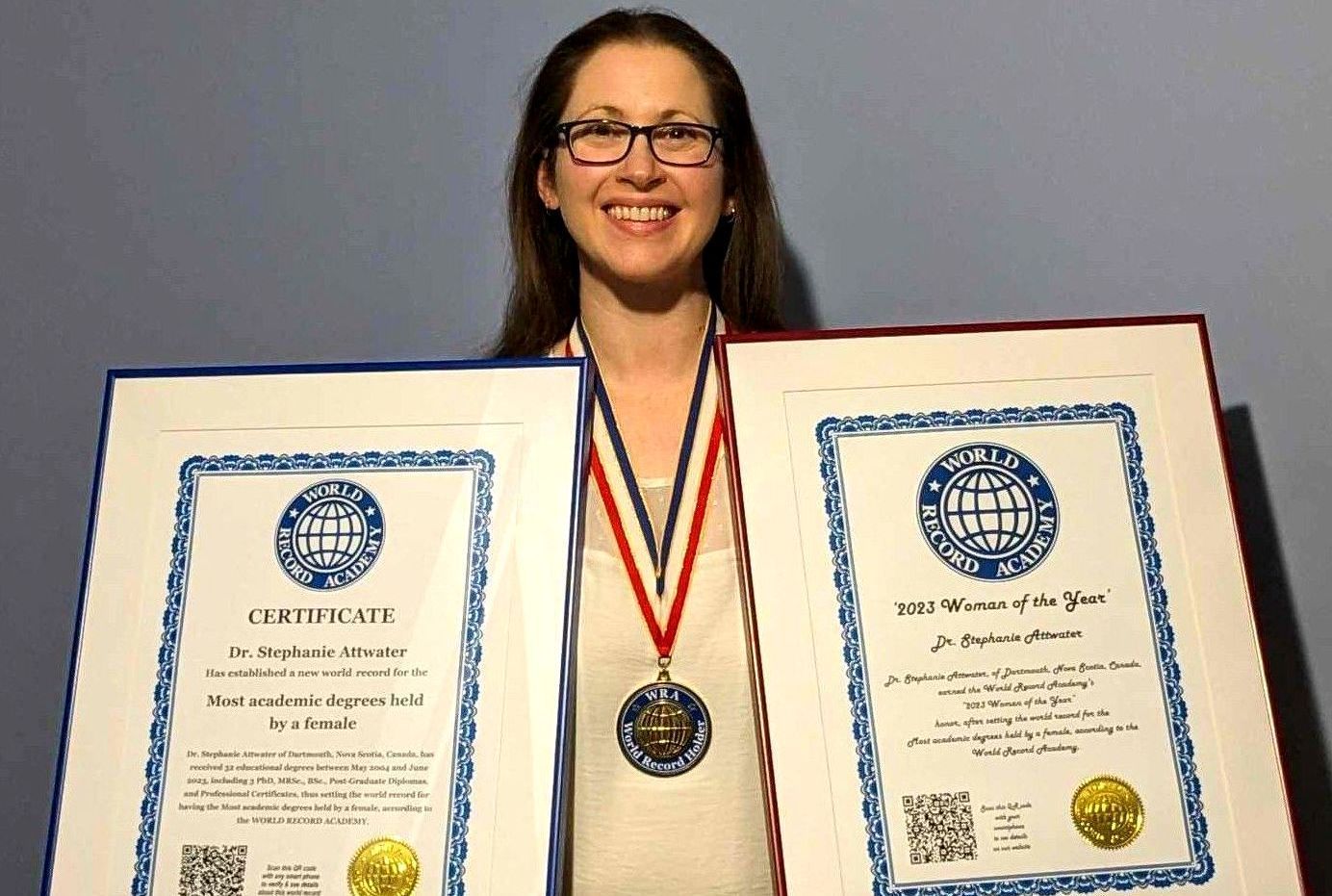 World Record Academy's 2023 Woman of the Year: Dr. Stephanie Attwater World Record Academy's 2023 Woman of the Year: Dr. Stephanie Attwater