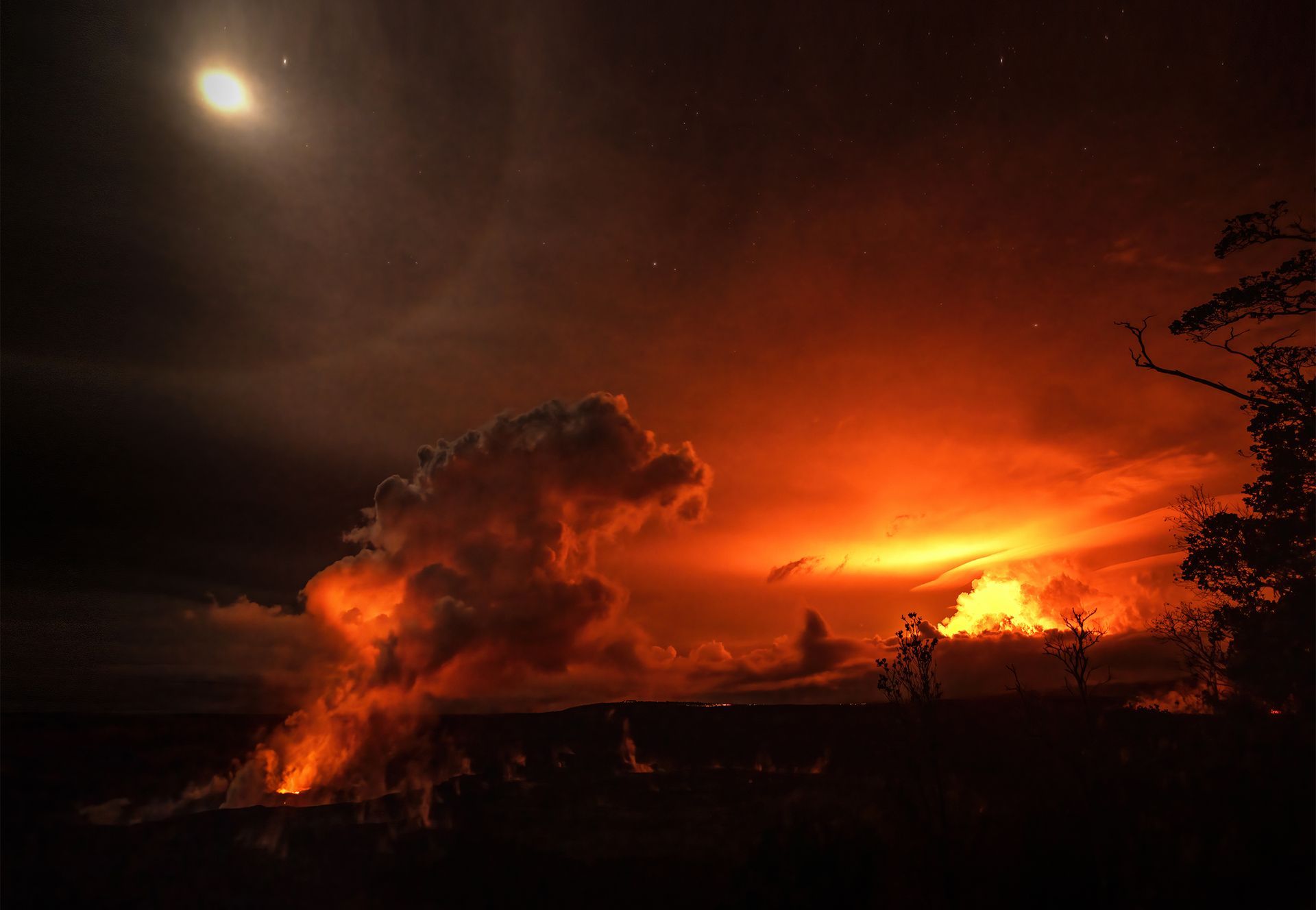 World's Largest Active Volcano, world record in Hawaii