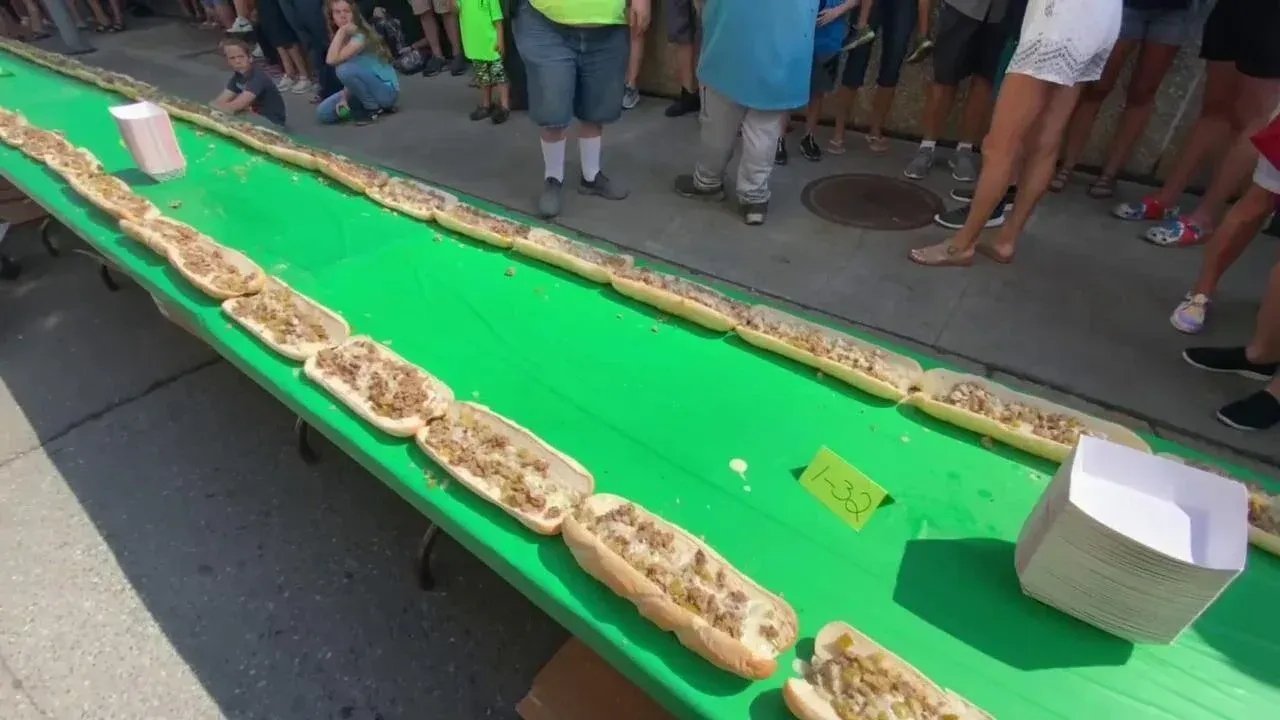 World’s Longest  Philly Cheesesteak, world record in Lewiston, Idaho
