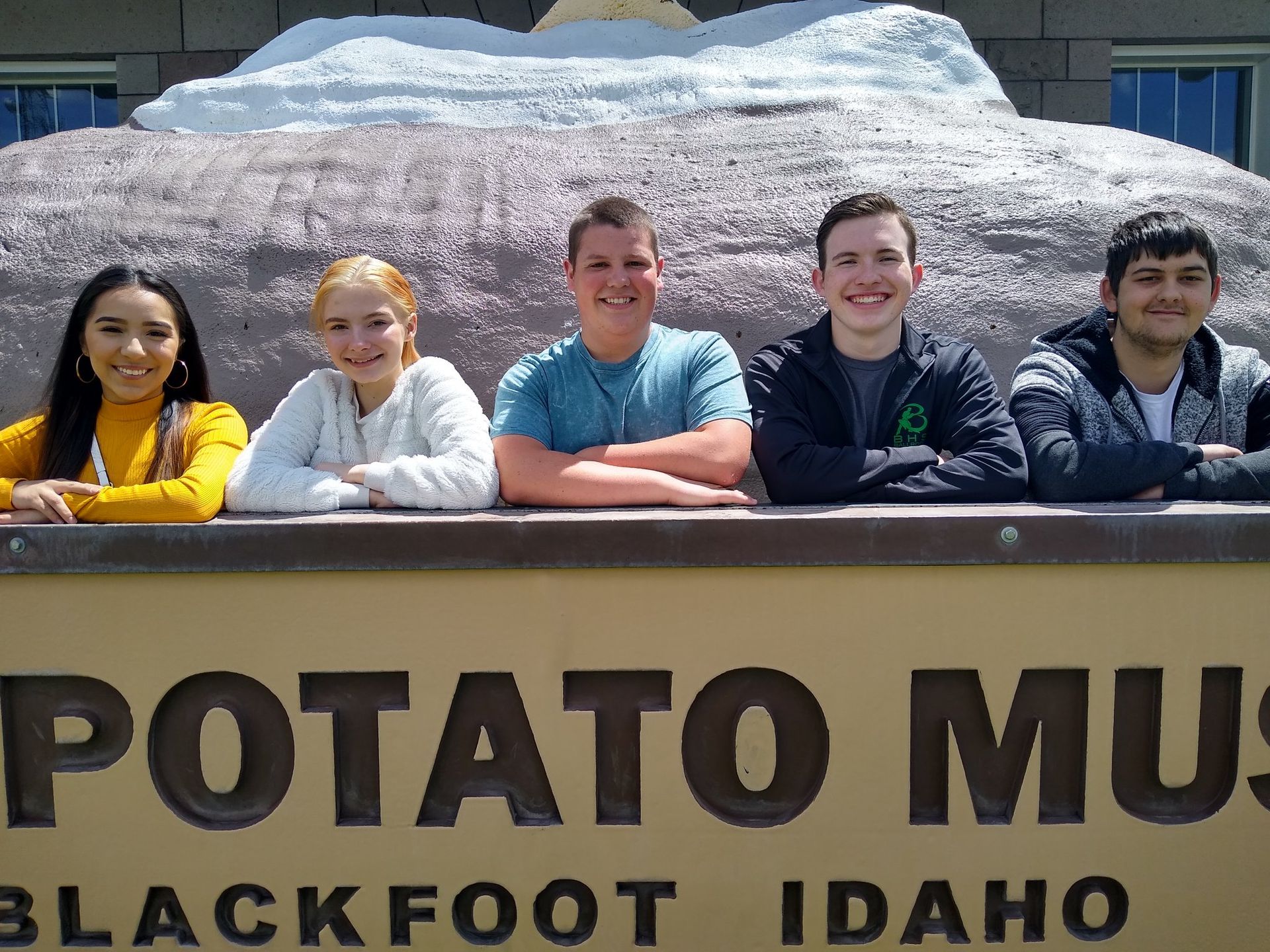 World's Largest Baked Potato with Topping Sculpture, world record in Blackfoot, Idaho
