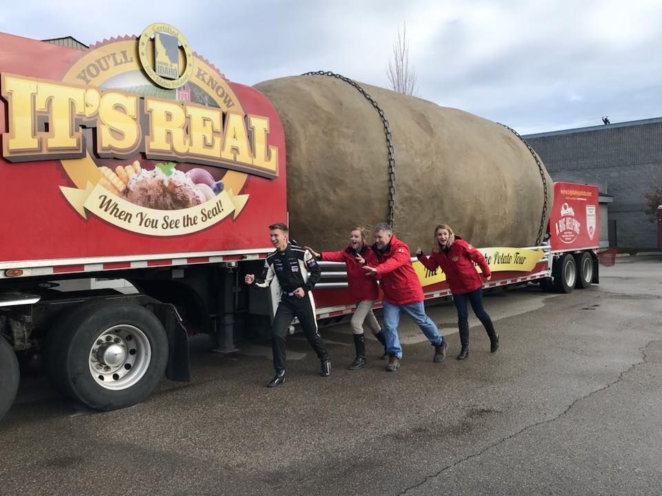 World's Largest Traveling Potato Sculpture, world record from Idaho
World's Largest Traveling Potato Sculpture, world record from Idaho