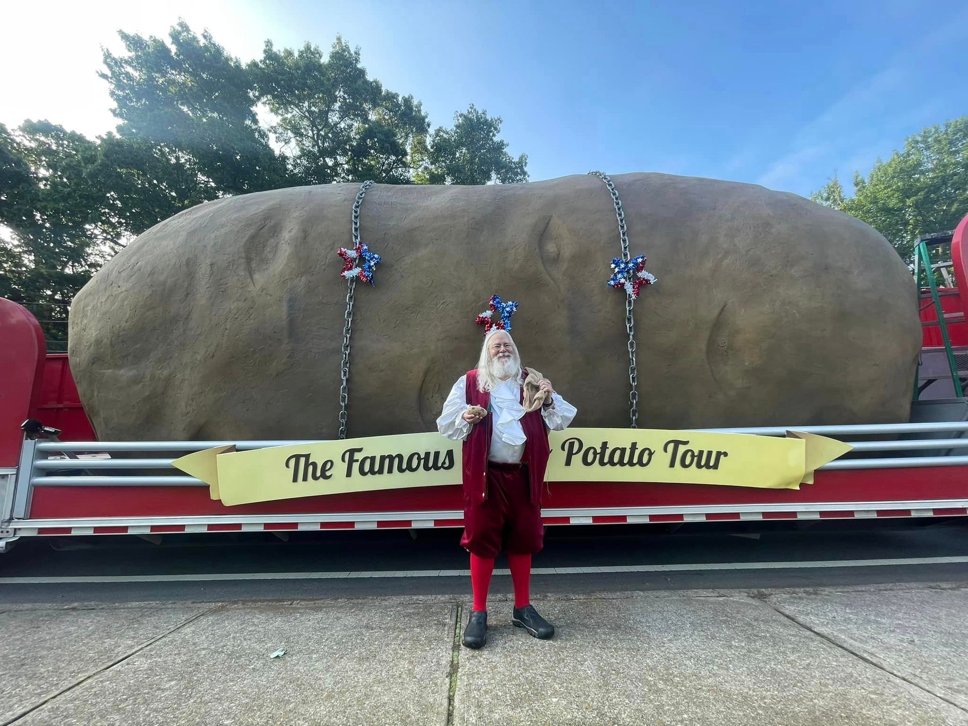 World's Largest Traveling Potato Sculpture, world record from Idaho World's Largest Traveling Potato Sculpture, world record from Idaho