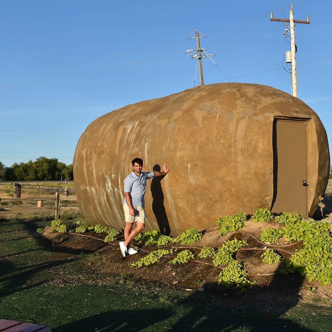 
World's First Potato-shaped Hotel, world record in Boise, Idaho