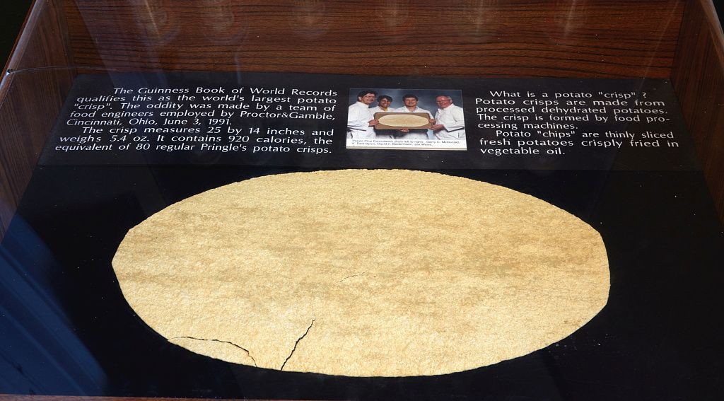 World's Largest Potato Crisp, world record in Blackfoot, Idaho World's Largest Potato Crisp, world record in Blackfoot, Idaho