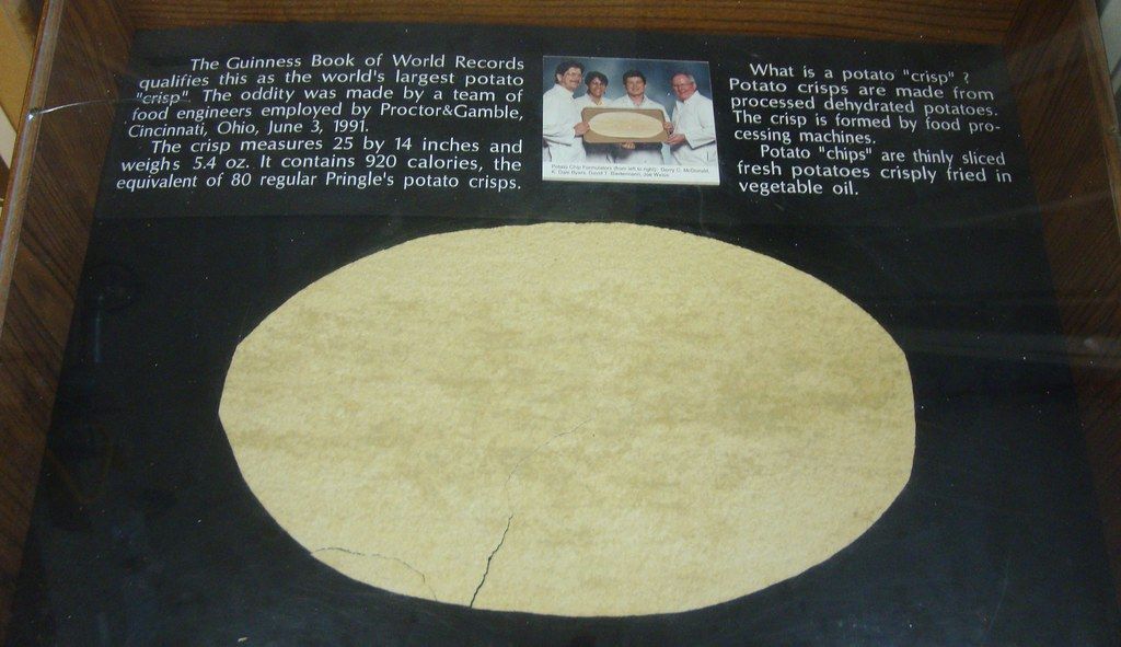 World's Largest Potato Crisp, world record in Blackfoot, Idaho World's Largest Potato Crisp, world record in Blackfoot, Idaho