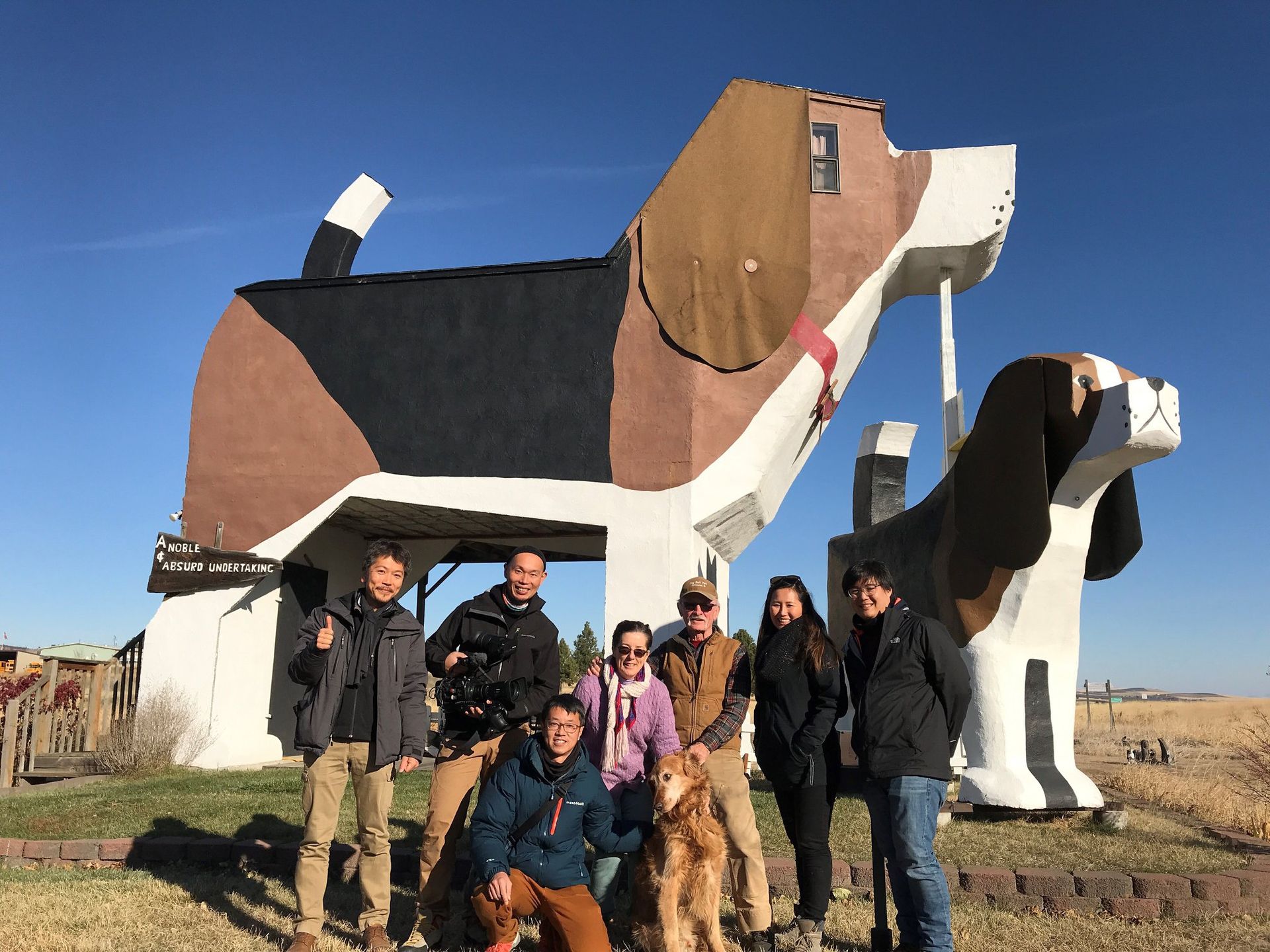 World's First Beagle-shaped Bed and breakfast, world record in Cottonwood, Idaho
