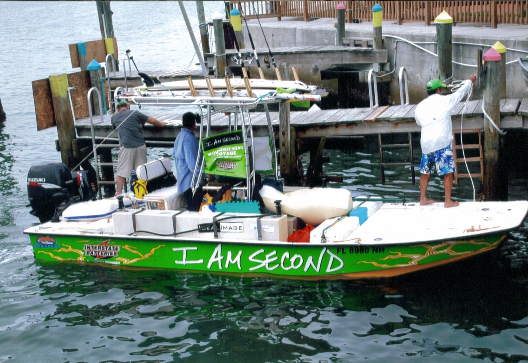 The First Flats Boat to Cross The Atlantic Ocean Unassisted, world record set by Ralph Brown and Robert Brown
