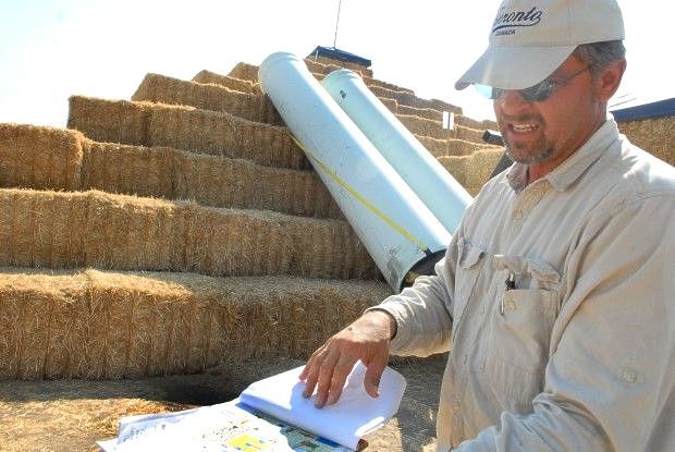
World's Largest Straw Bale Maze, world record in Rupert, Idaho