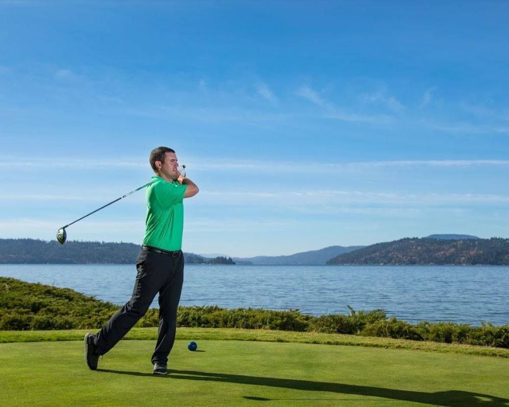 World's First Floating, Movable Island Golf Green, world record in Coeur d'Alene , Idaho World's First Floating, Movable Island Golf Green, world record in Coeur d'Alene , Idaho
