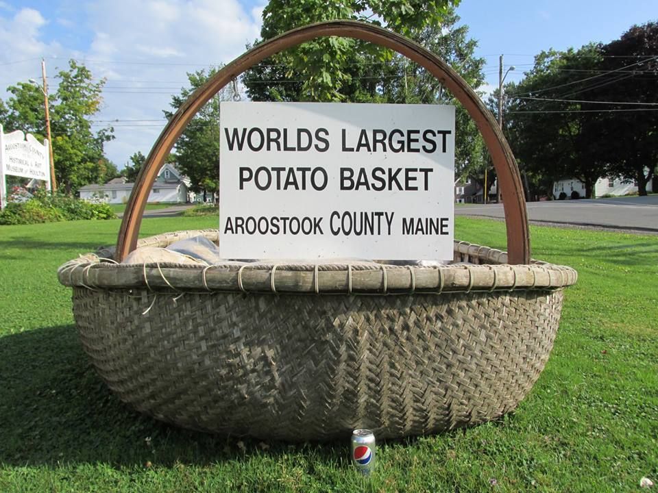 World's Largest Potato Basket, world record in Augusta, Maine World's Largest Potato Basket, world record in Augusta, Maine
