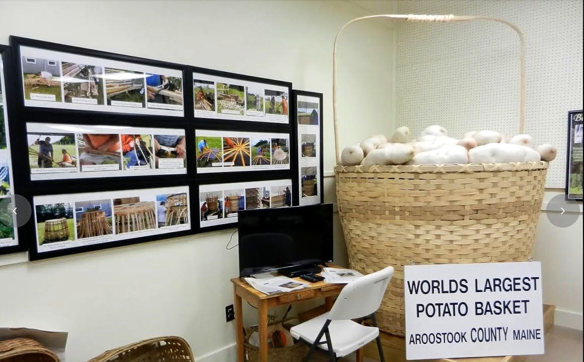 World's Largest Potato Basket, world record in Augusta, Maine World's Largest Potato Basket, world record in Augusta, Maine