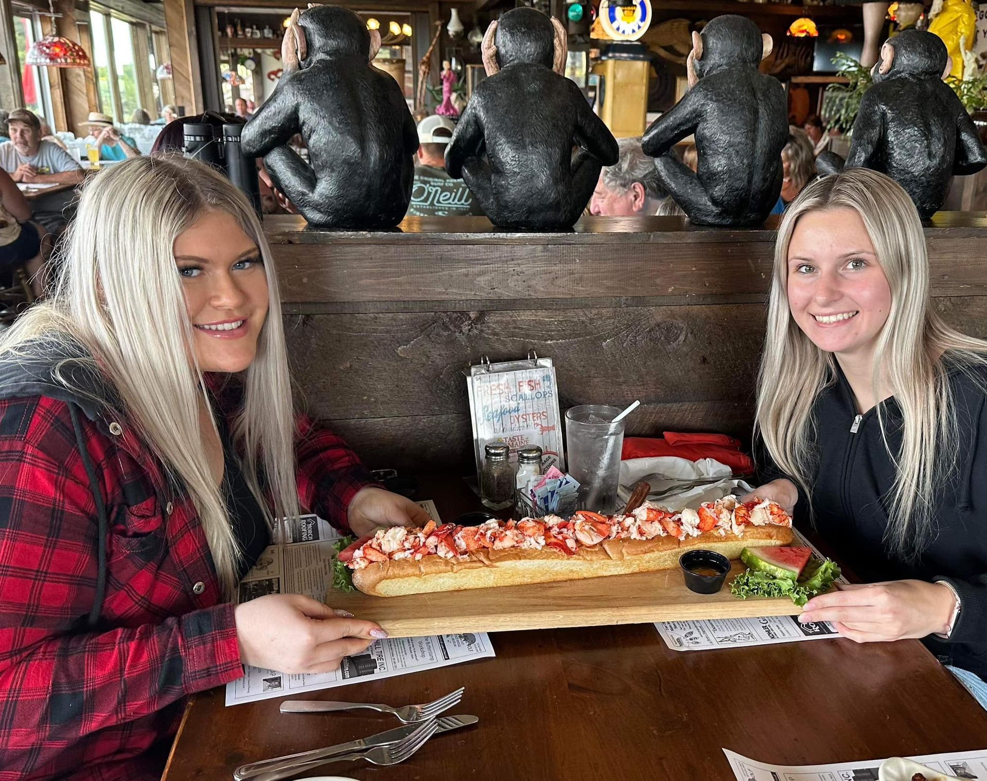 World’s Largest Lobster Roll Commercially Available, world record in Woolwich, Maine
