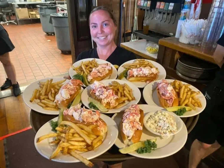 World’s Largest Lobster Roll Commercially Available, world record in Woolwich, Maine
