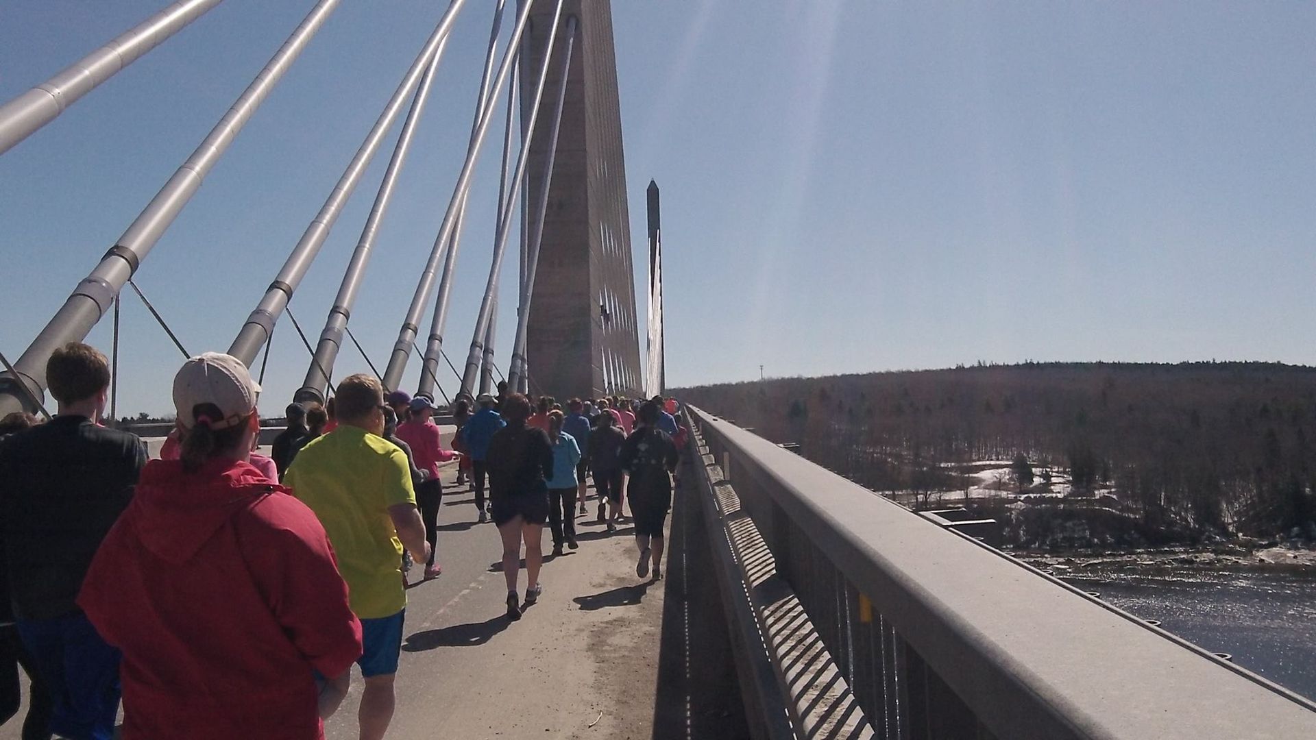 World's Tallest Bridge Observatory, world record near Prospect, Maine