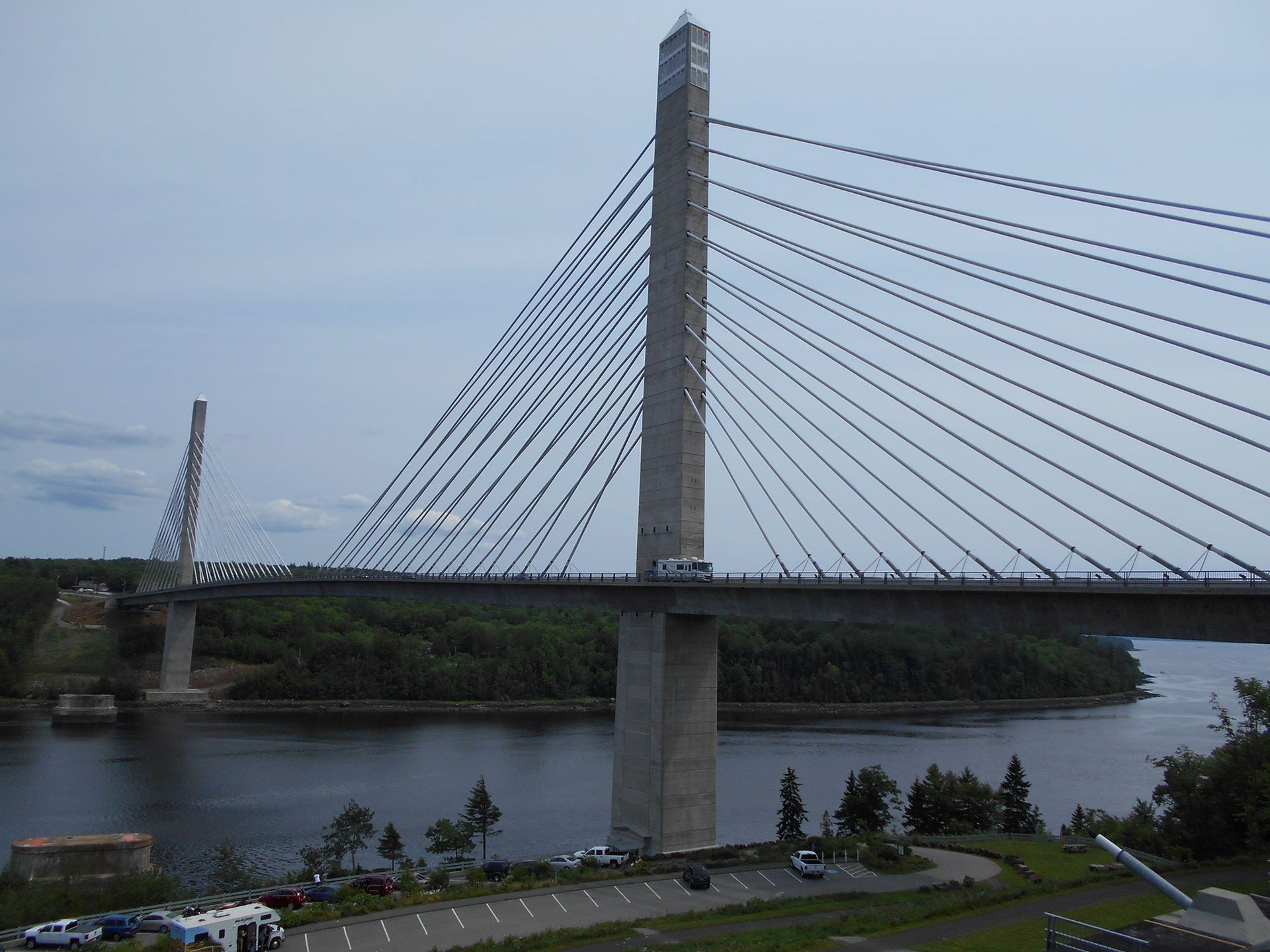 World's Tallest Bridge Observatory, world record near Prospect, Maine