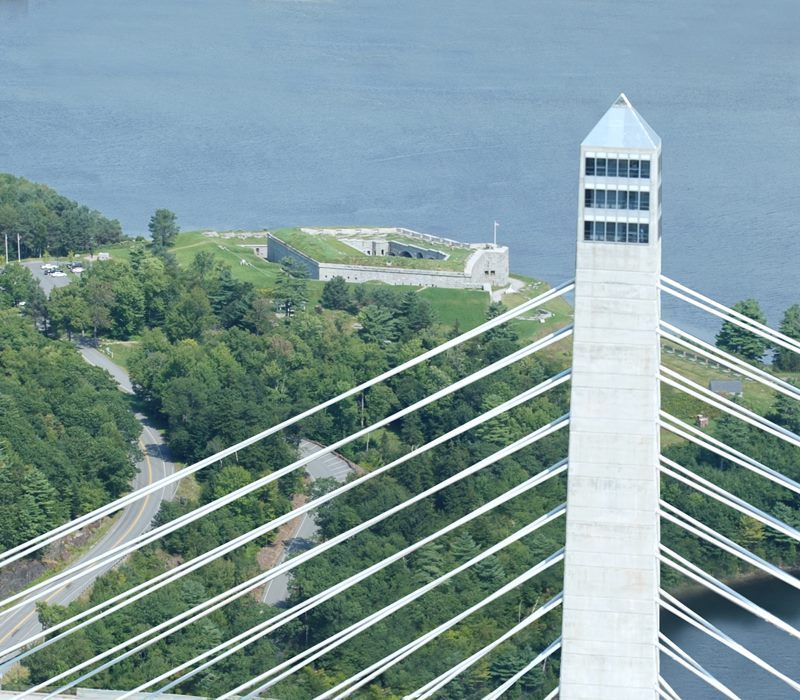World's Tallest Bridge Observatory, world record near Prospect, Maine