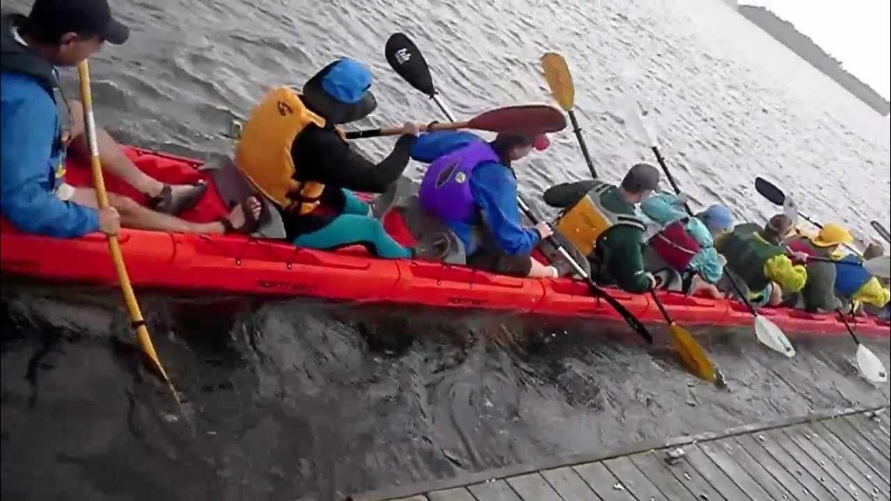 World's Longest Modular Kayak, world record in Freeport, Maine World's Longest Modular Kayak, world record in Freeport, Maine