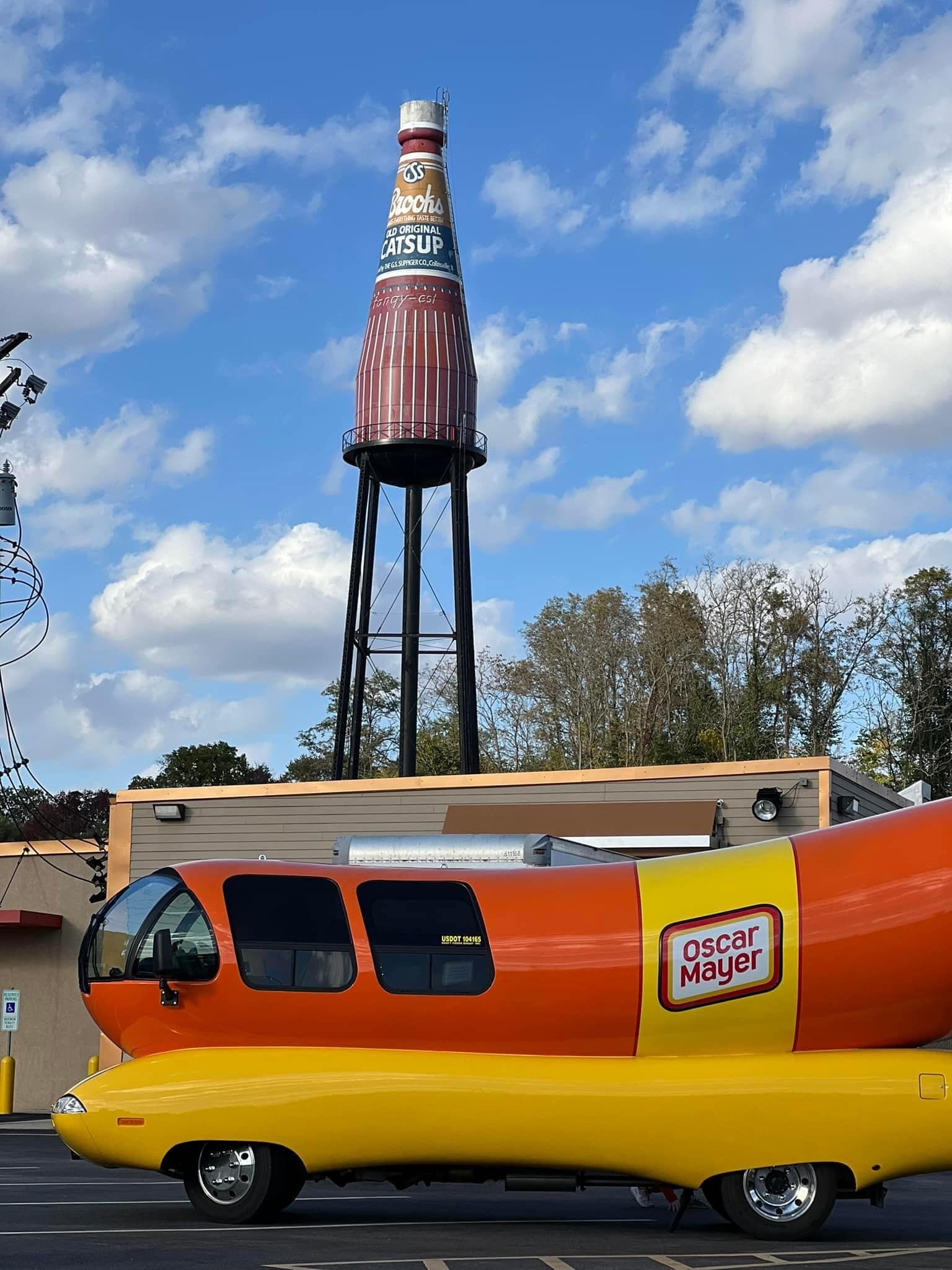 World's Largest Catsup Bottle Sculpture, world record in Collinsville, Illinois World's Largest Catsup Bottle Sculpture, world record in Collinsville, Illinois