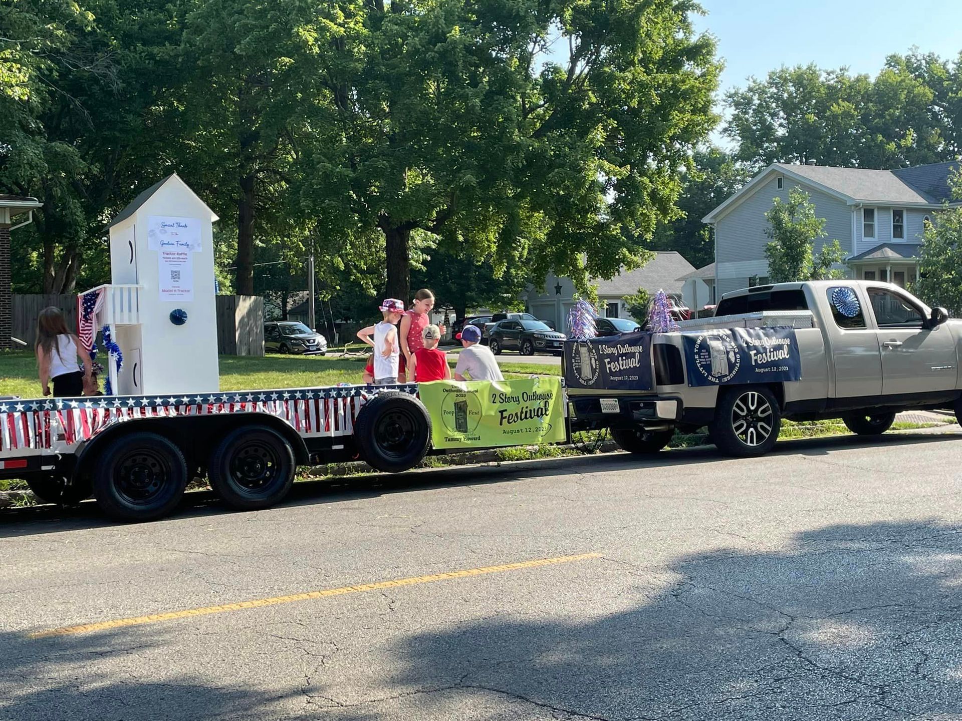 World's First Two-Story Outhouse, world record in Gays, Illinois

