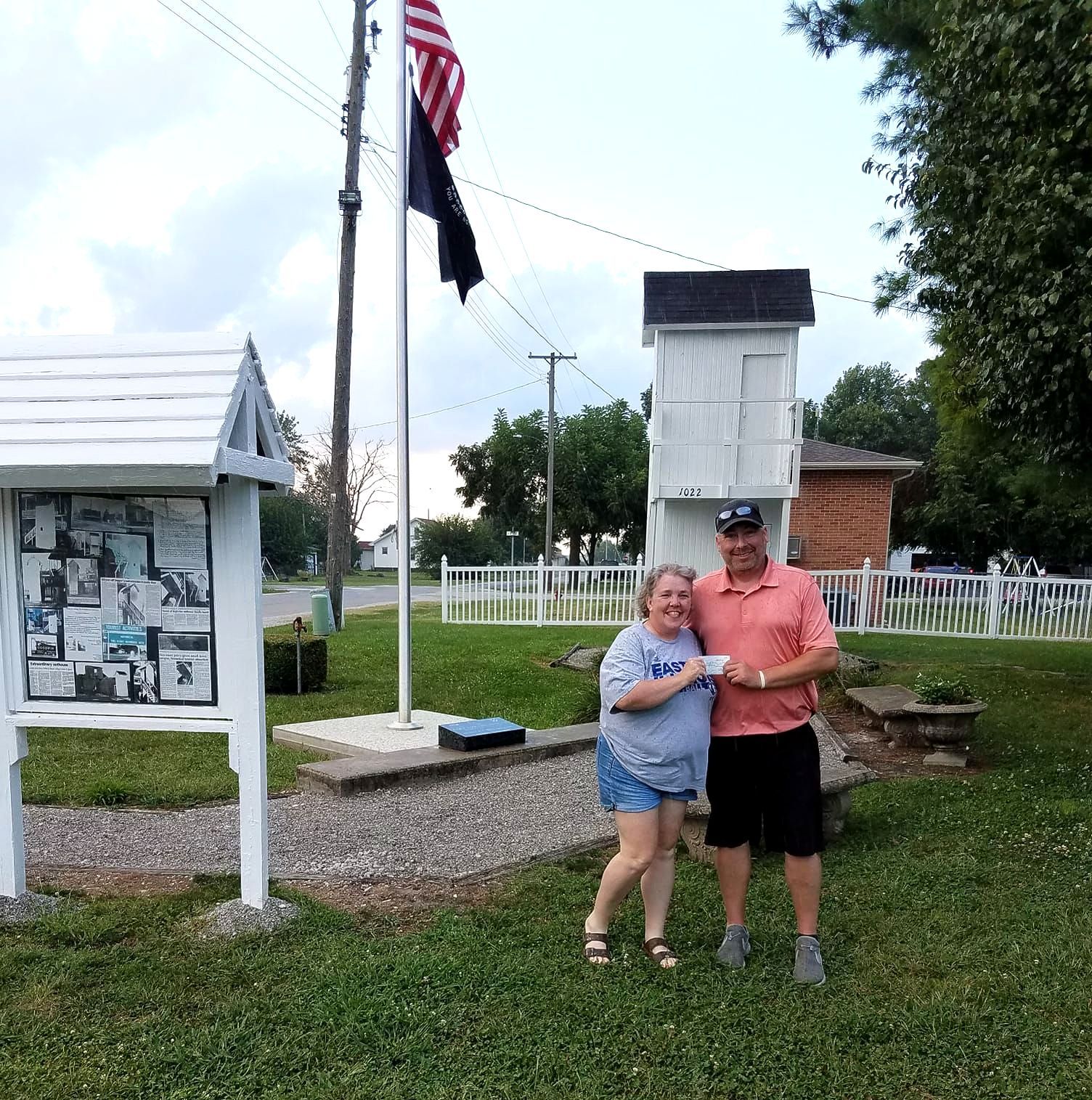 World's First Two-Story Outhouse, world record in Gays, Illinois
