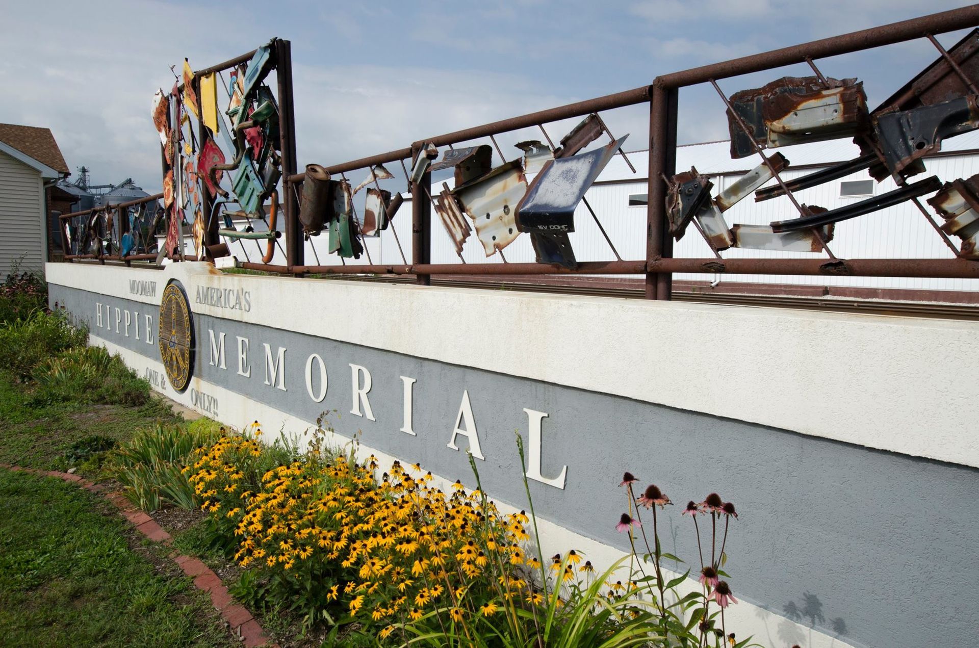 World's First Hippie Memorial, world record in Arcola, Illinois World's First Hippie Memorial, world record in Arcola, Illinois