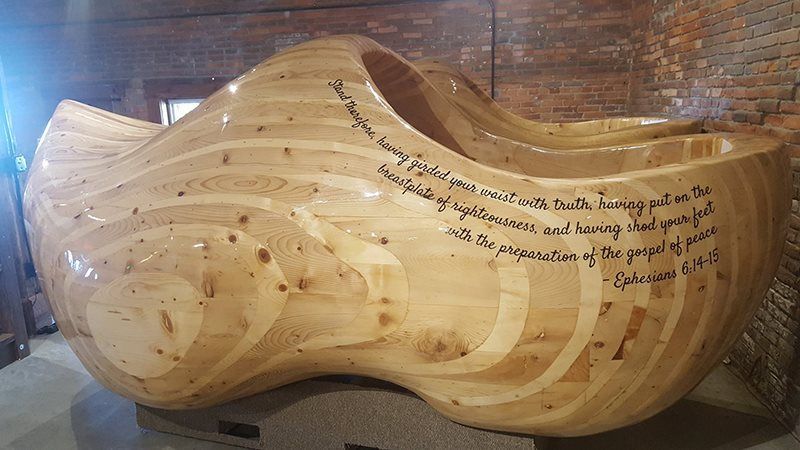 World's Largest Wooden Shoes, world record in Casey, Illinois
