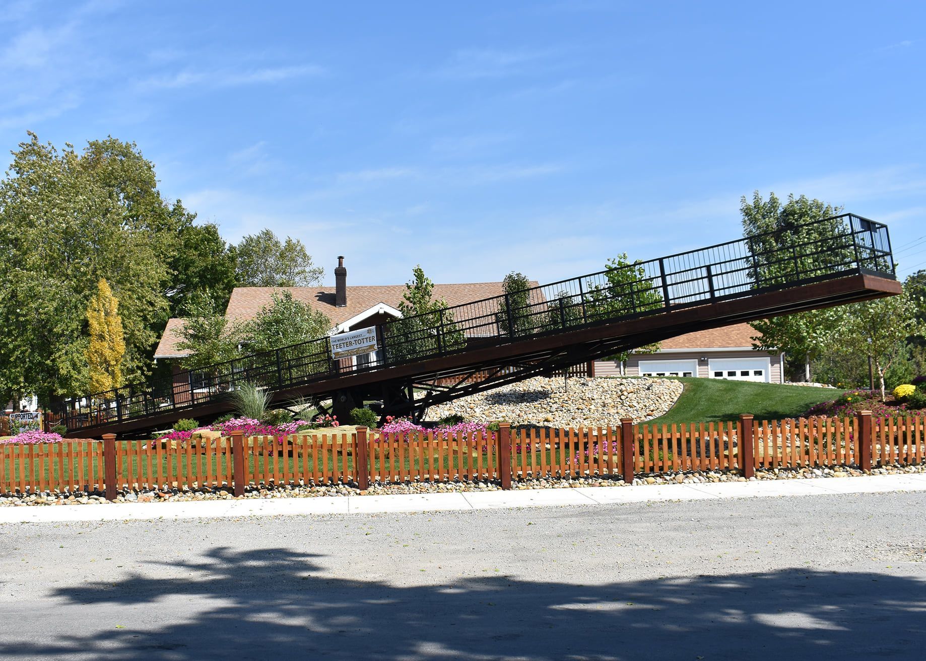 World's Largest Teeter Totter (Seesaw), world record in Casey, Illinois