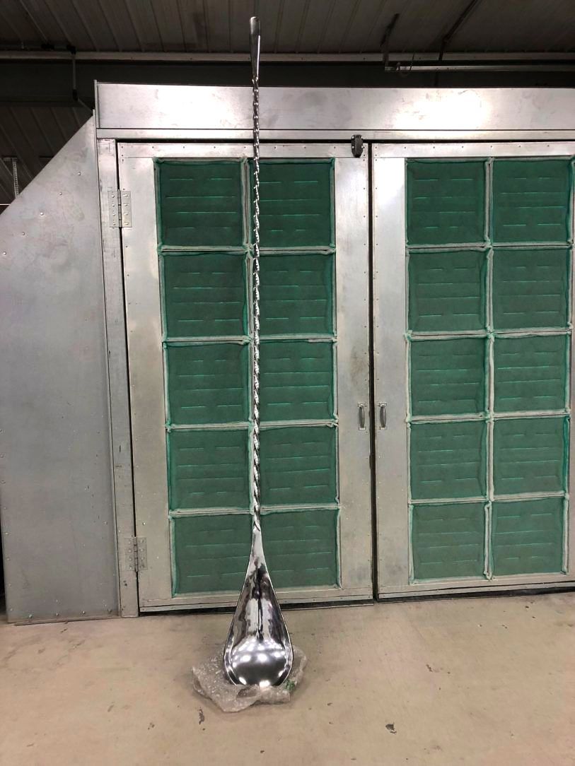 World’s Largest Swizzle Spoon, world record in Casey, Illinois
