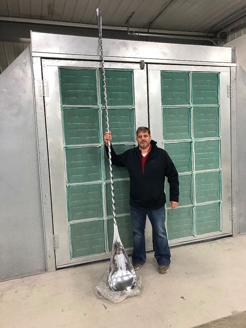 World’s Largest Swizzle Spoon, world record in Casey, Illinois
