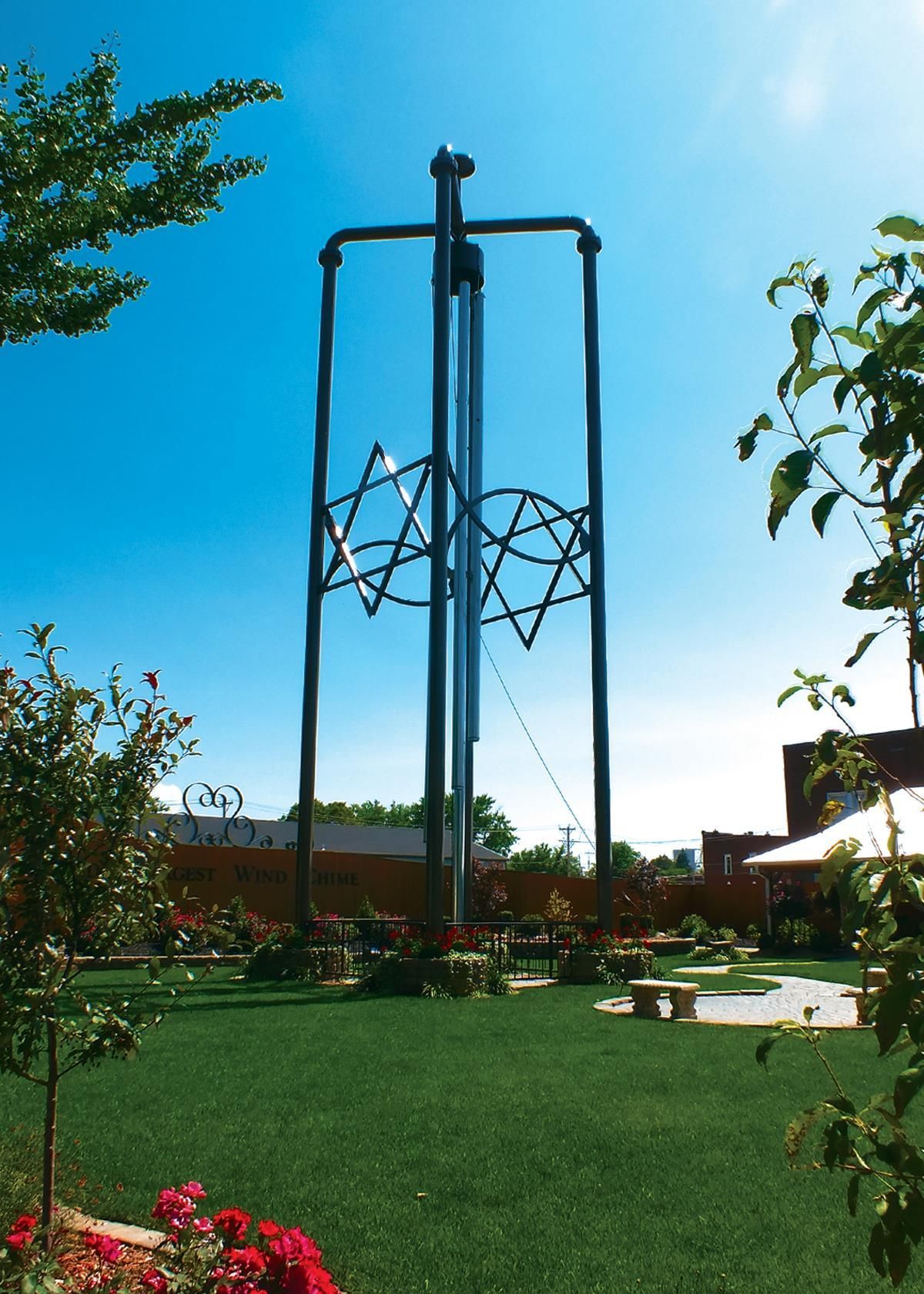 World's Largest Wind Chime, world record in Casey, Illinois World's Largest Wind Chime, world record in Casey, Illinois