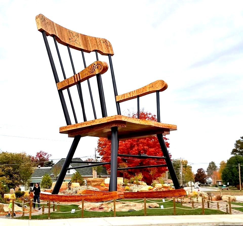 World's Largest Rocking Chair, world record in Casey, Illinois