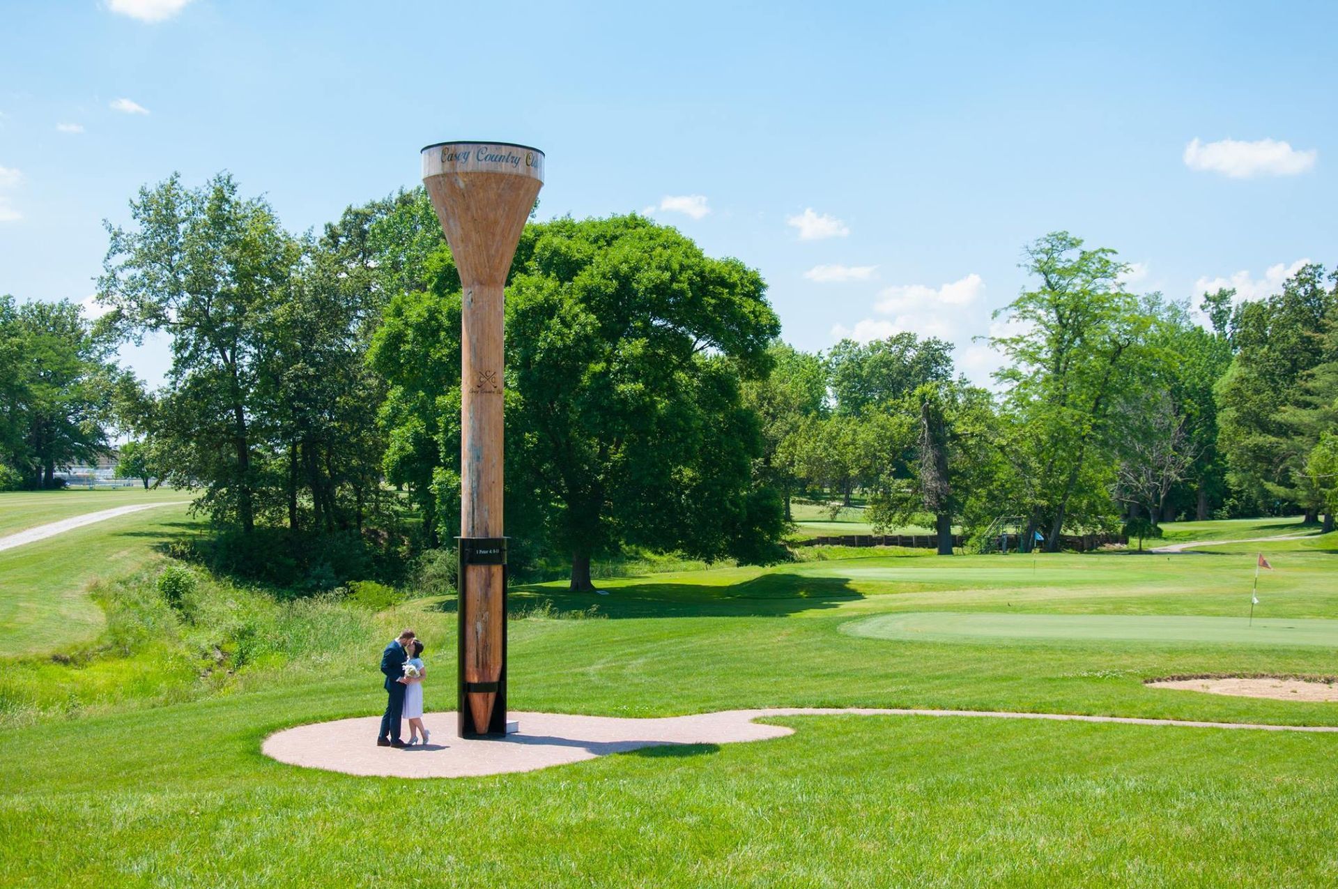 World's Largest Golf Tee, world record in Casey, Illinois
World's Largest Golf Tee, world record in Casey, Illinois