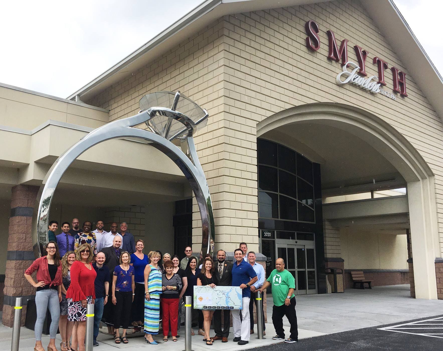 
World's Largest Engagement Ring, world record in Timonium, Maryland