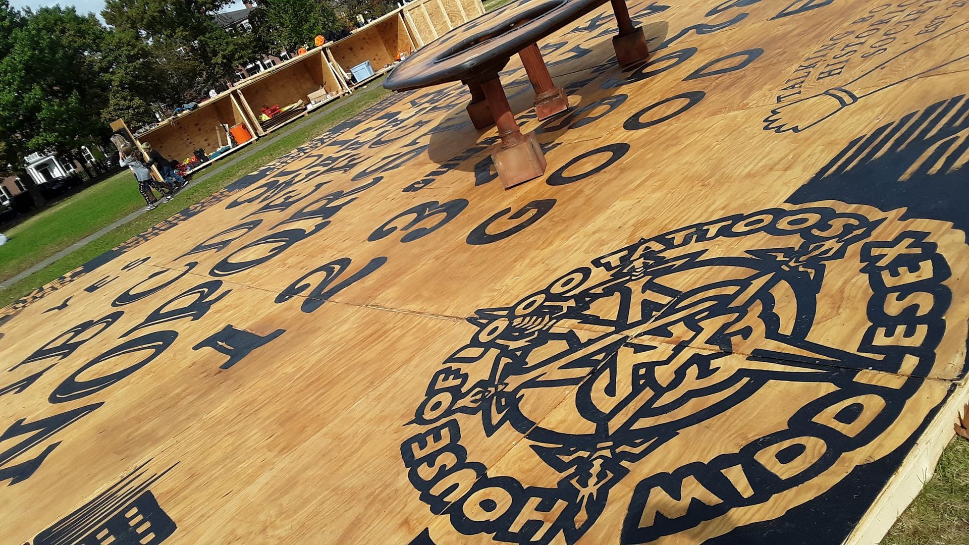 World's Largest Ouija Board, world record in Salem, Massachusetts World's Largest Ouija Board, world record in Salem, Massachusetts