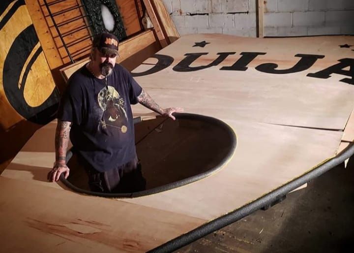 World's Largest Ouija Board, world record in Salem, Massachusetts World's Largest Ouija Board, world record in Salem, Massachusetts