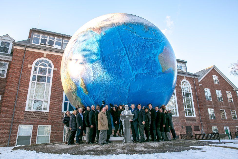 World's Largest Outdoor Rotating Globe, world record in Wellesley, Massachusetts World's Largest Outdoor Rotating Globe, world record in Wellesley, Massachusetts
