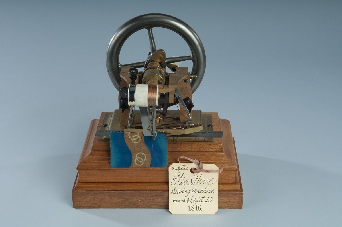 World's First Sewing Machine, world record in Cambridge, Massachusetts World's First Sewing Machine, world record in Cambridge, Massachusetts