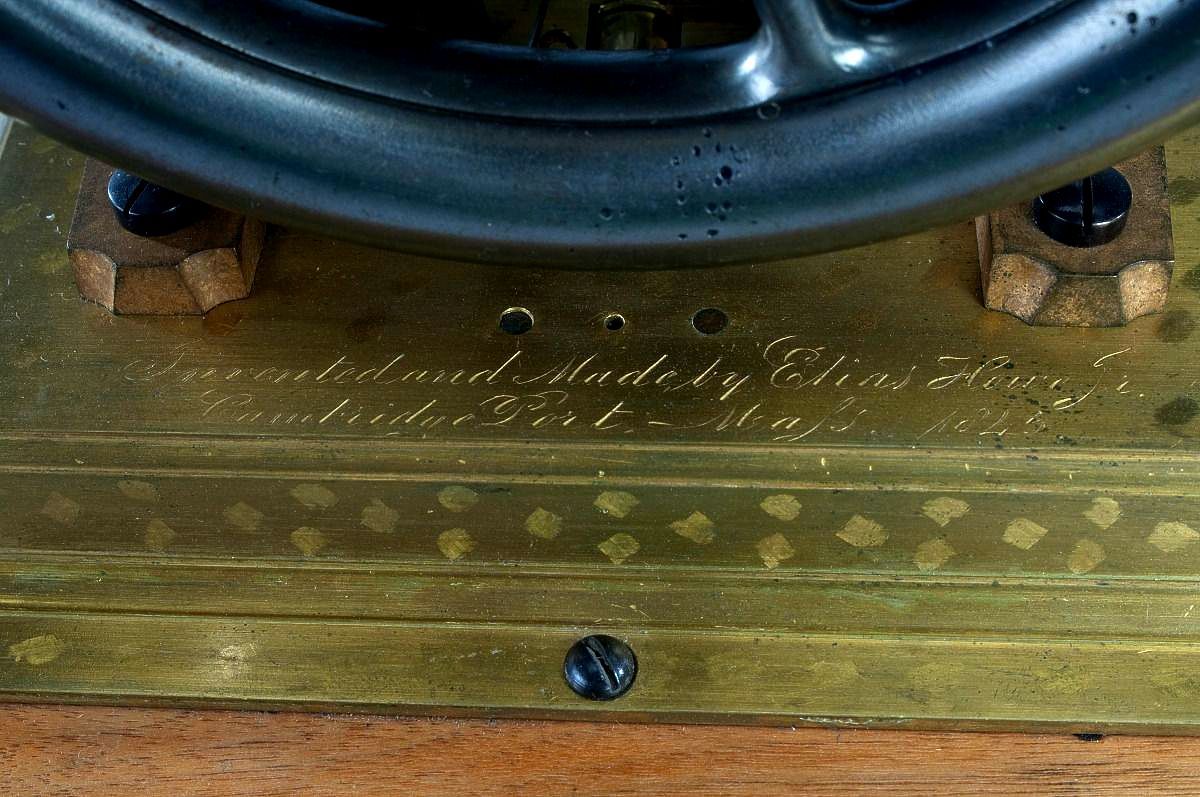 World's First Sewing Machine, world record in Cambridge, Massachusetts World's First Sewing Machine, world record in Cambridge, Massachusetts