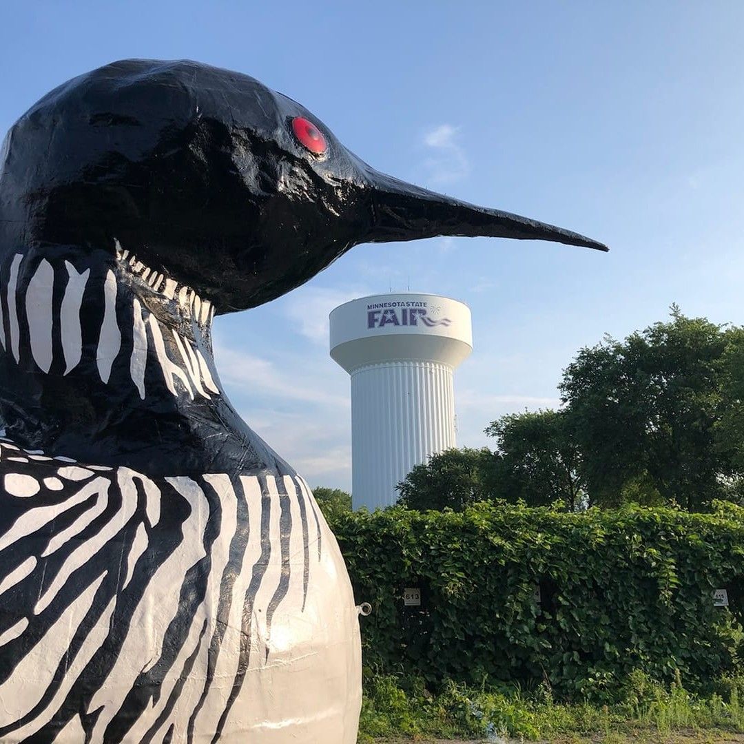World's Largest Floating Loon, world record on Silver Lake, Minnesota