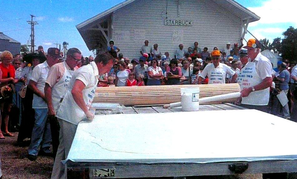 World's Largest Lefse, world record in Starbuck, Minnesota