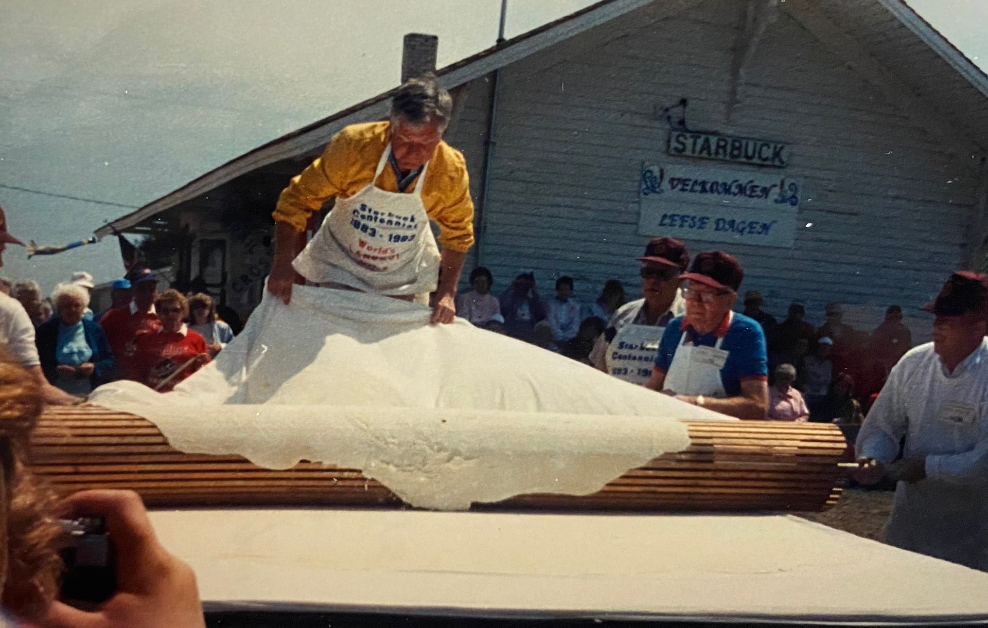 World's Largest Lefse, world record in Starbuck, Minnesota