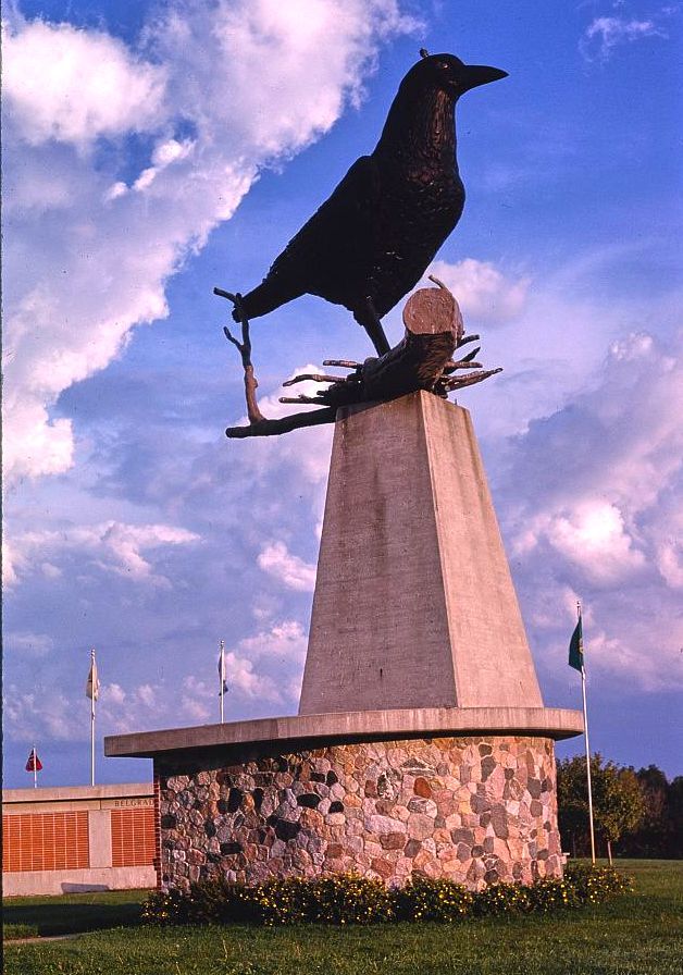 World's Largest Crow Statue, world record in Belgrade, Minnesota World's Largest Crow Statue, world record in Belgrade, Minnesota