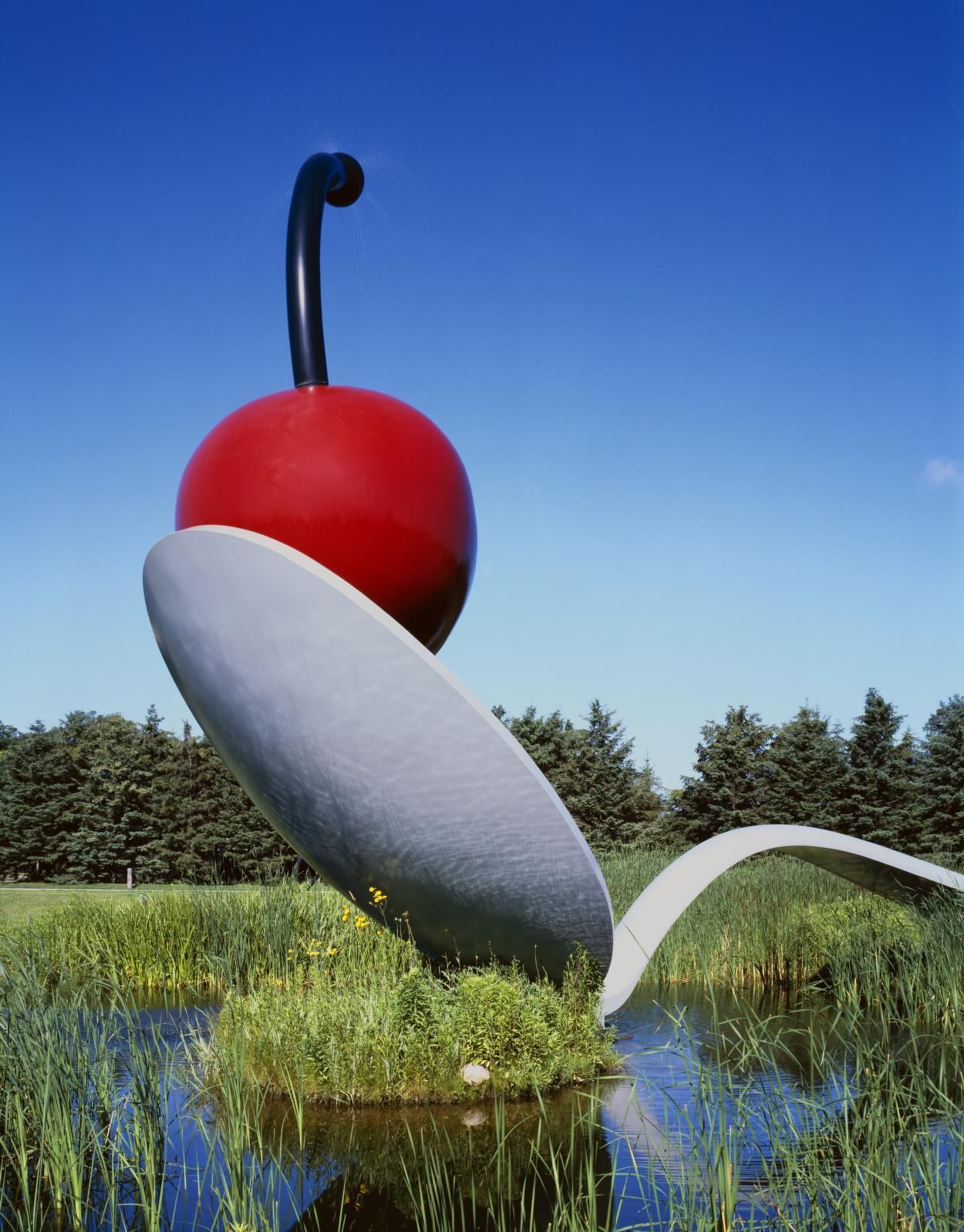 World's Largest Spoonbridge and Cherry Sculpture, world record in Minneapolis, Minnesota World's Largest Spoonbridge and Cherry Sculpture, world record in Minneapolis, Minnesota