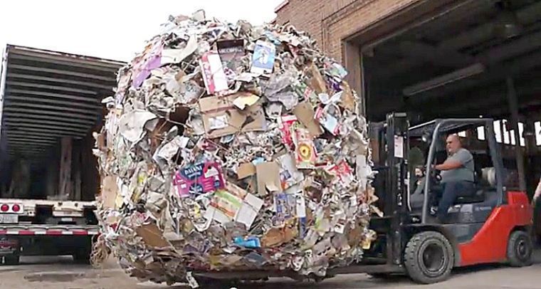 World's Largest Paper Ball, world record in Saint Paul, Minnesota World's Largest Paper Ball, world record in Saint Paul, Minnesota