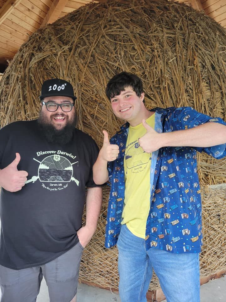 World's Largest Ball of Twine Rolled by One Man, world record in Darwin, Minnesota