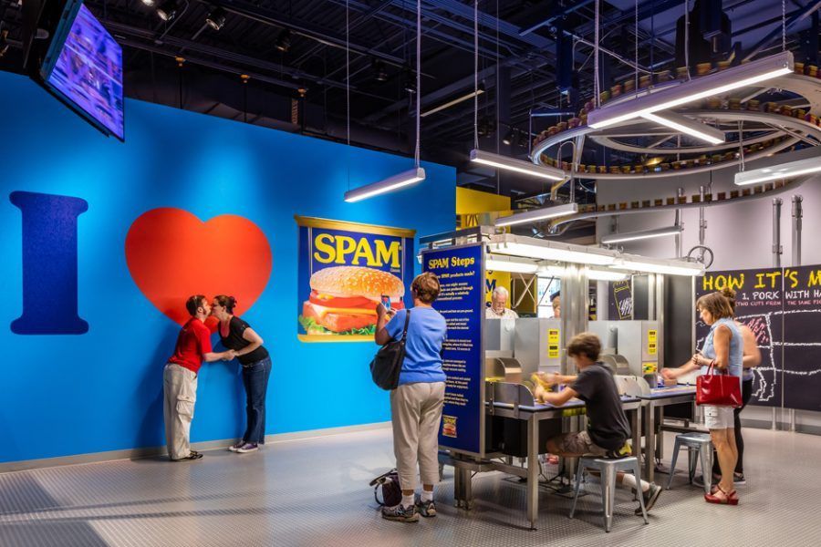 World's most comprehensive collection of spiced pork artifacts, world record in Austin, Minnesota