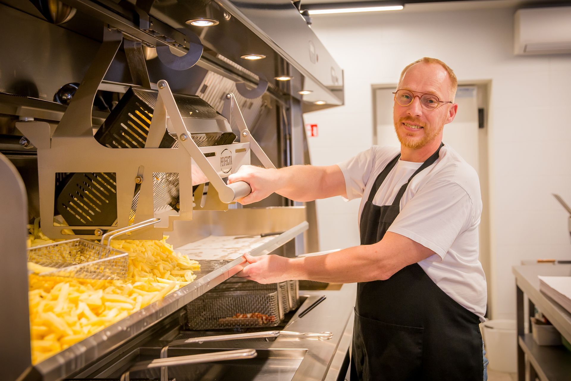 Longest French Fries Cooking Marathon, world record attempt by Nick Van Den Langenbergh