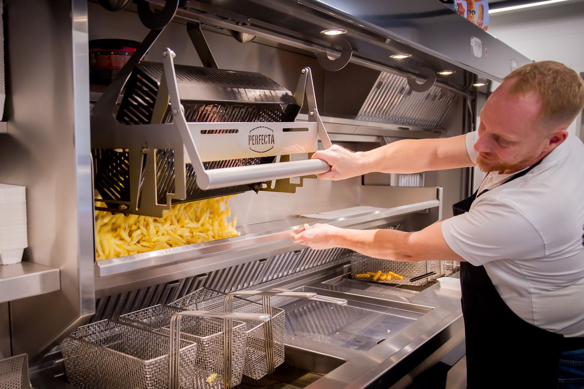 Longest French Fries Cooking Marathon, world record attempt by Nick Van Den Langenbergh
