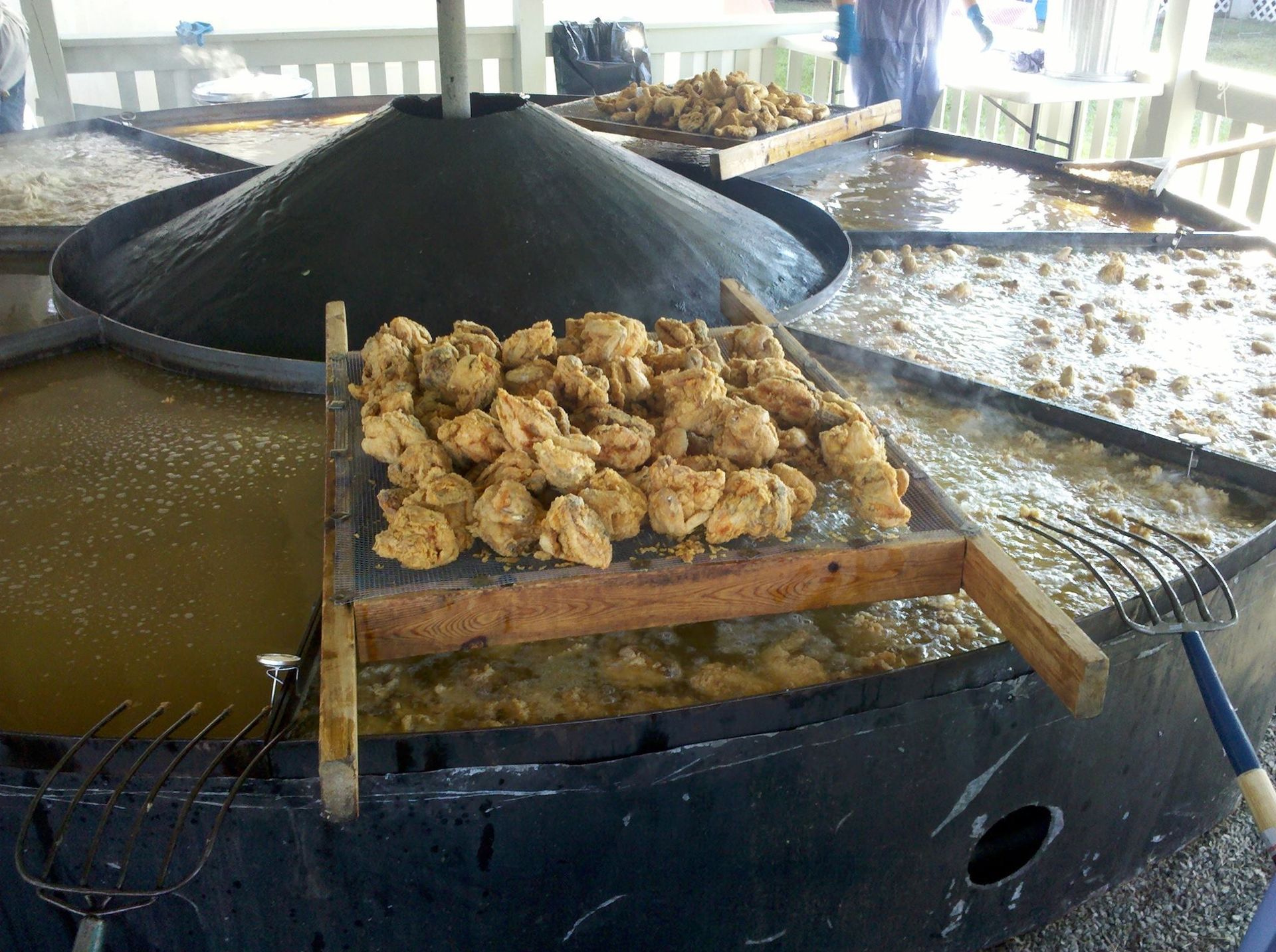 World's Largest Operational Frying Pan, world record in Rose Hill, North Carolina

