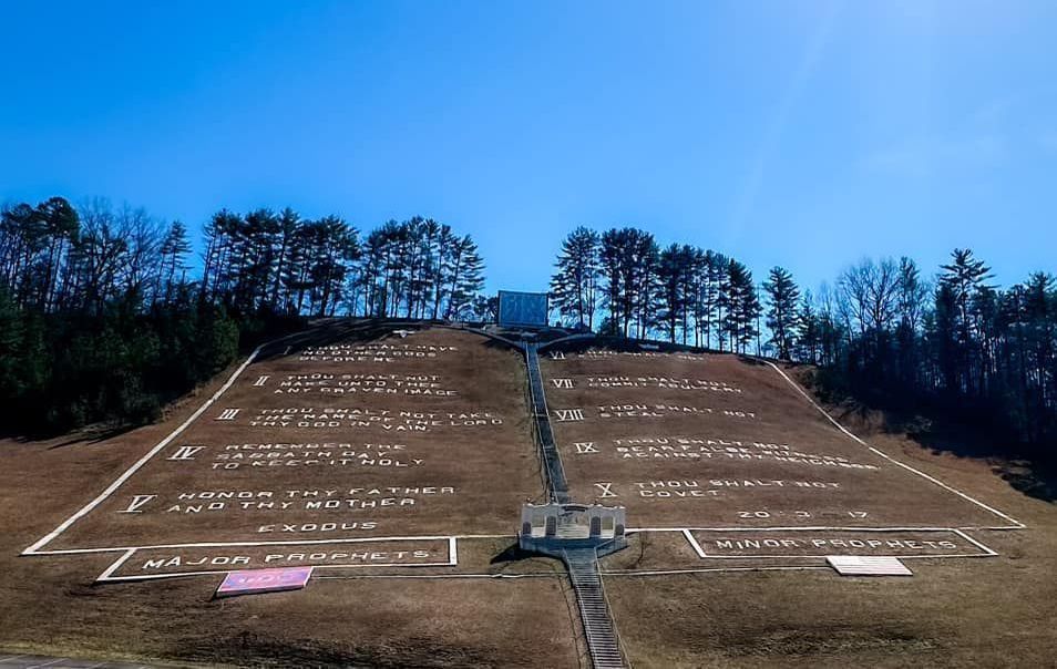World's Largest Ten Commandments, world record in Murphy, North Carolina